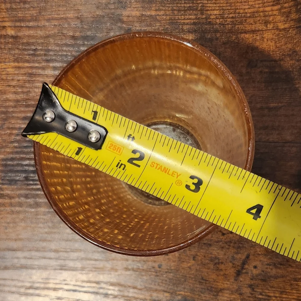 Vintage Jeannette Glass Finlandia Marigold Carnival Glass Highball Set Of 6 - Picture 7 of 8